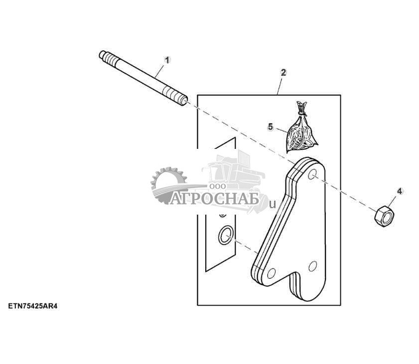 Торцевая крышка, позиция III, правая 